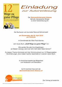 Autorenlesung Raimund Schmid